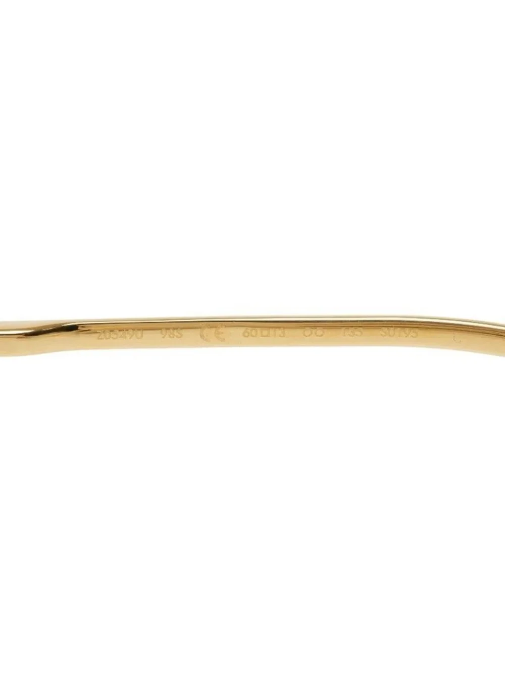 Louis Vuitton Attitude Sunglasses Brown Gold Plated Eyewear